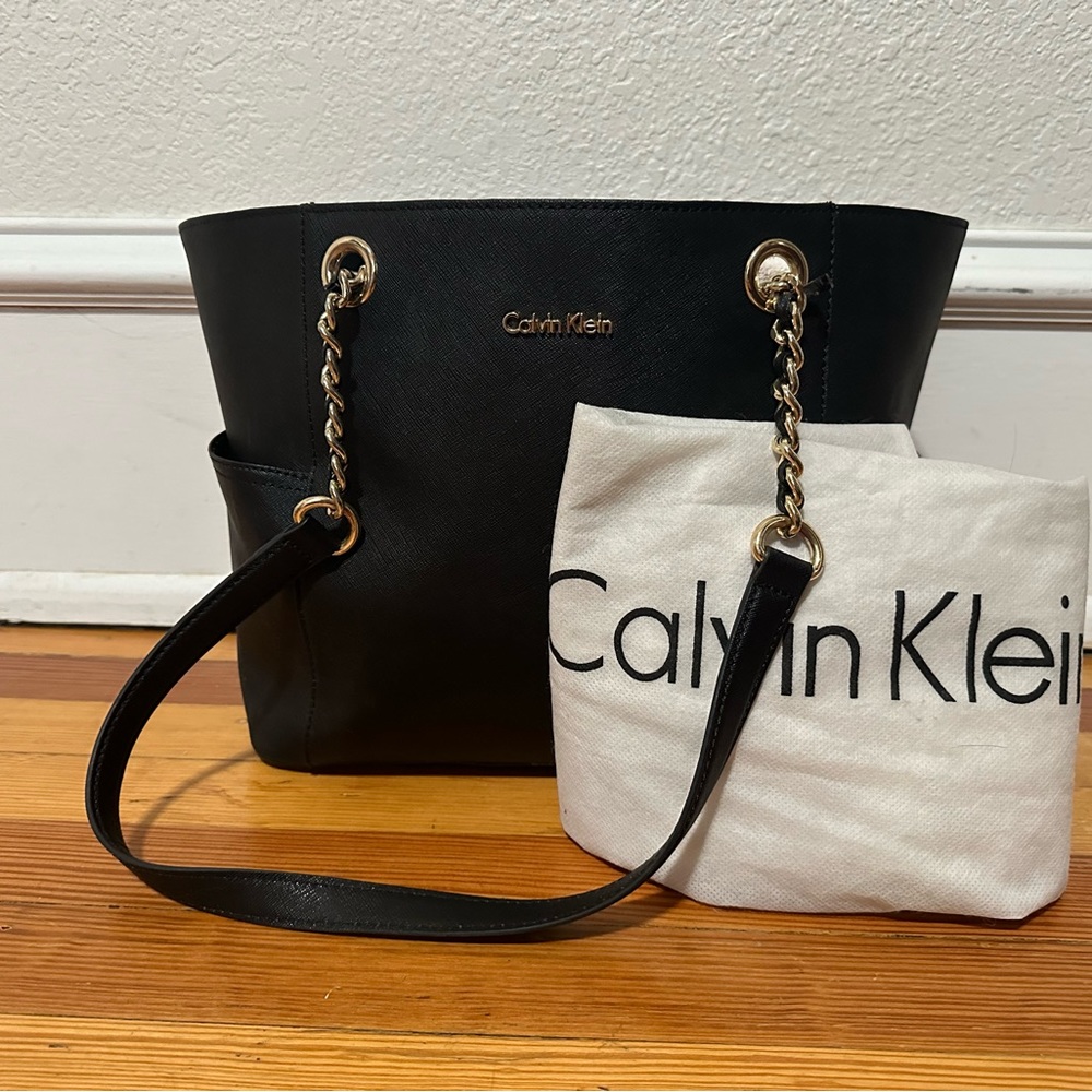 Calvin Klein Large Black Tote Bag